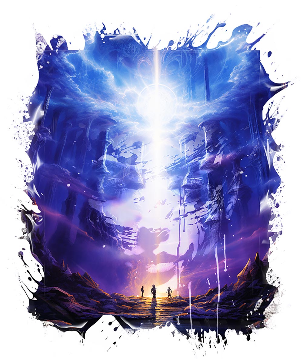 People in a Mysterious Place Artwork