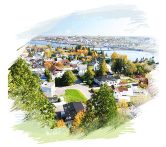 Summer in Saguenay City on White